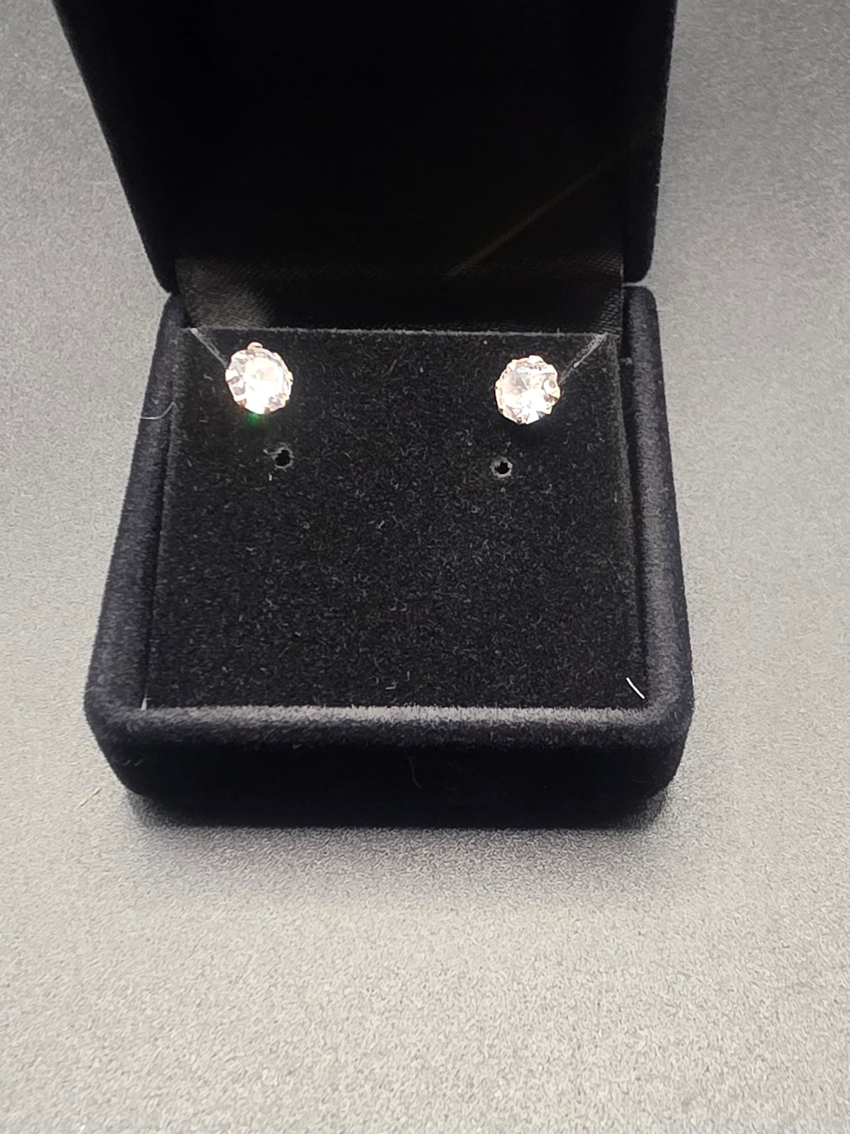 2ct Round Brilliant Cut Cubic Zirconia Sterling Silver Stud Earrings