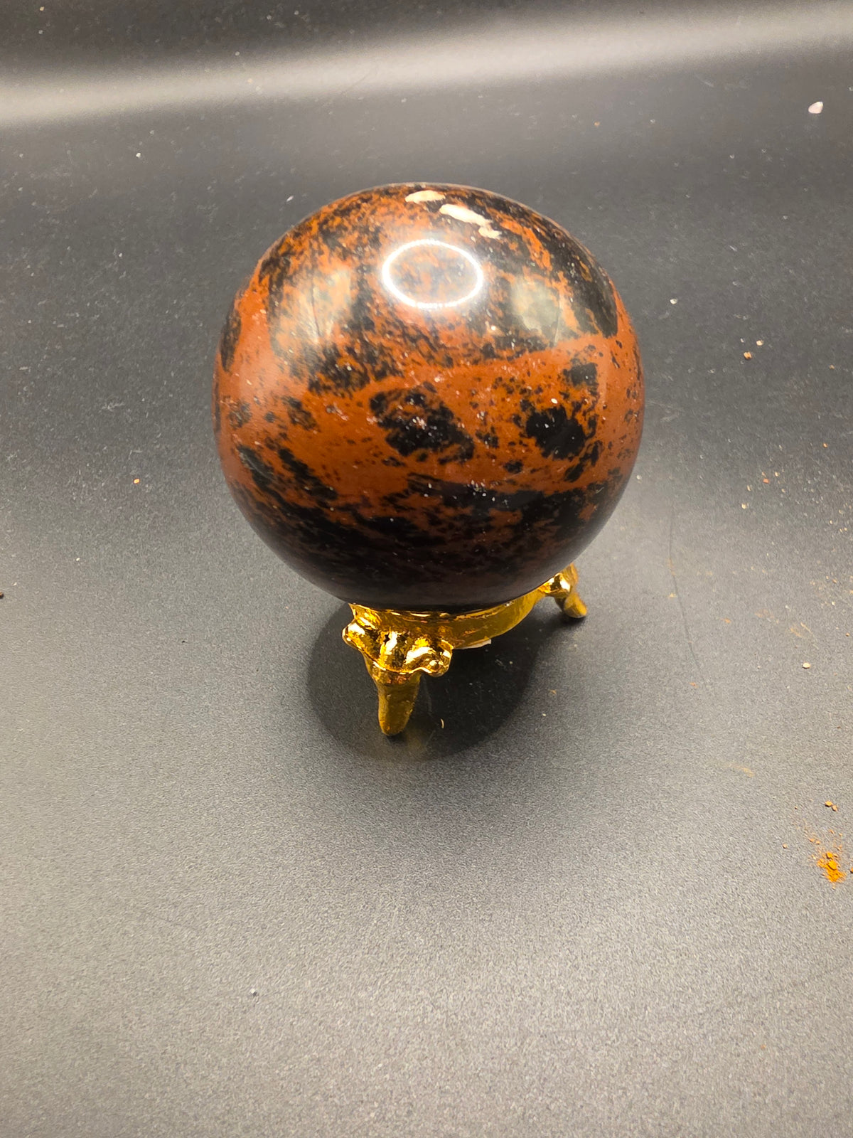 Mahogany Obsidian Sphere