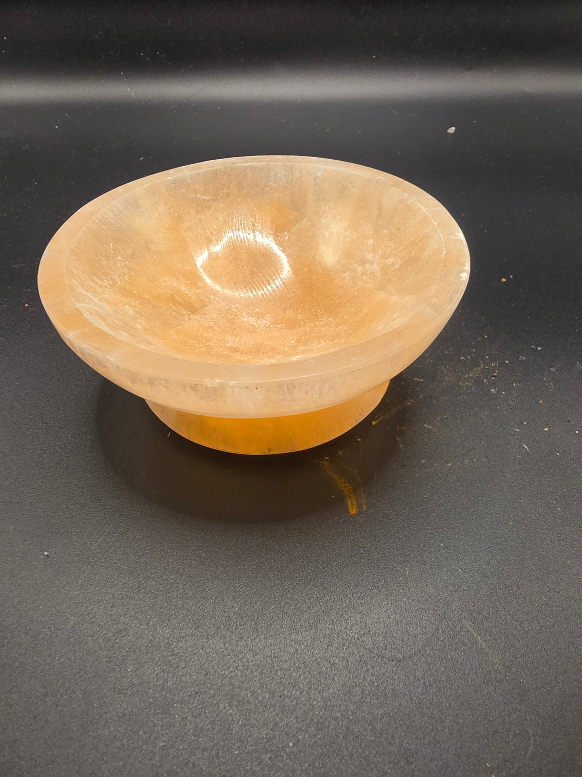 Selenite Bowl 8cm with Base Stand