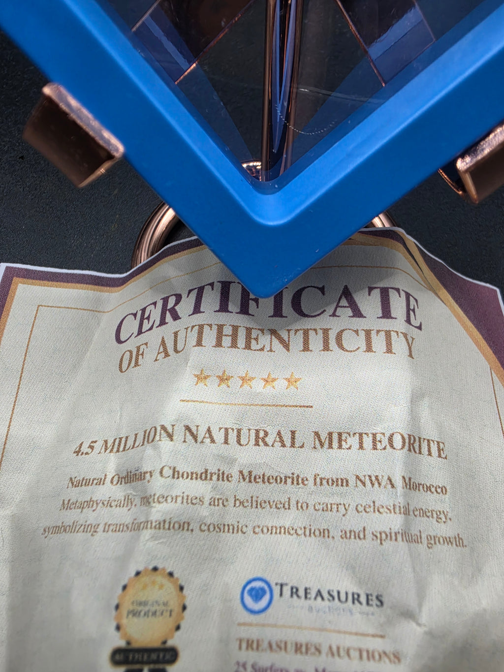 Chondrite Meteorite Fragment 42g — Morocco