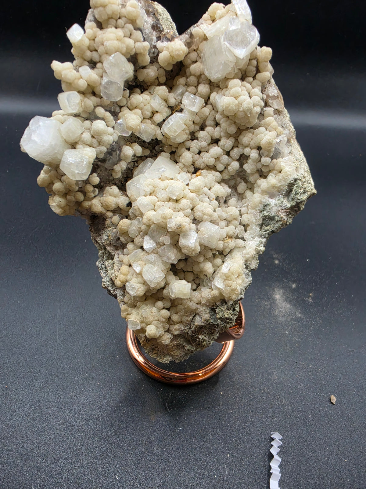 Calcite and Quartz Botryoidal and Cubic Crystal Clusters 339g