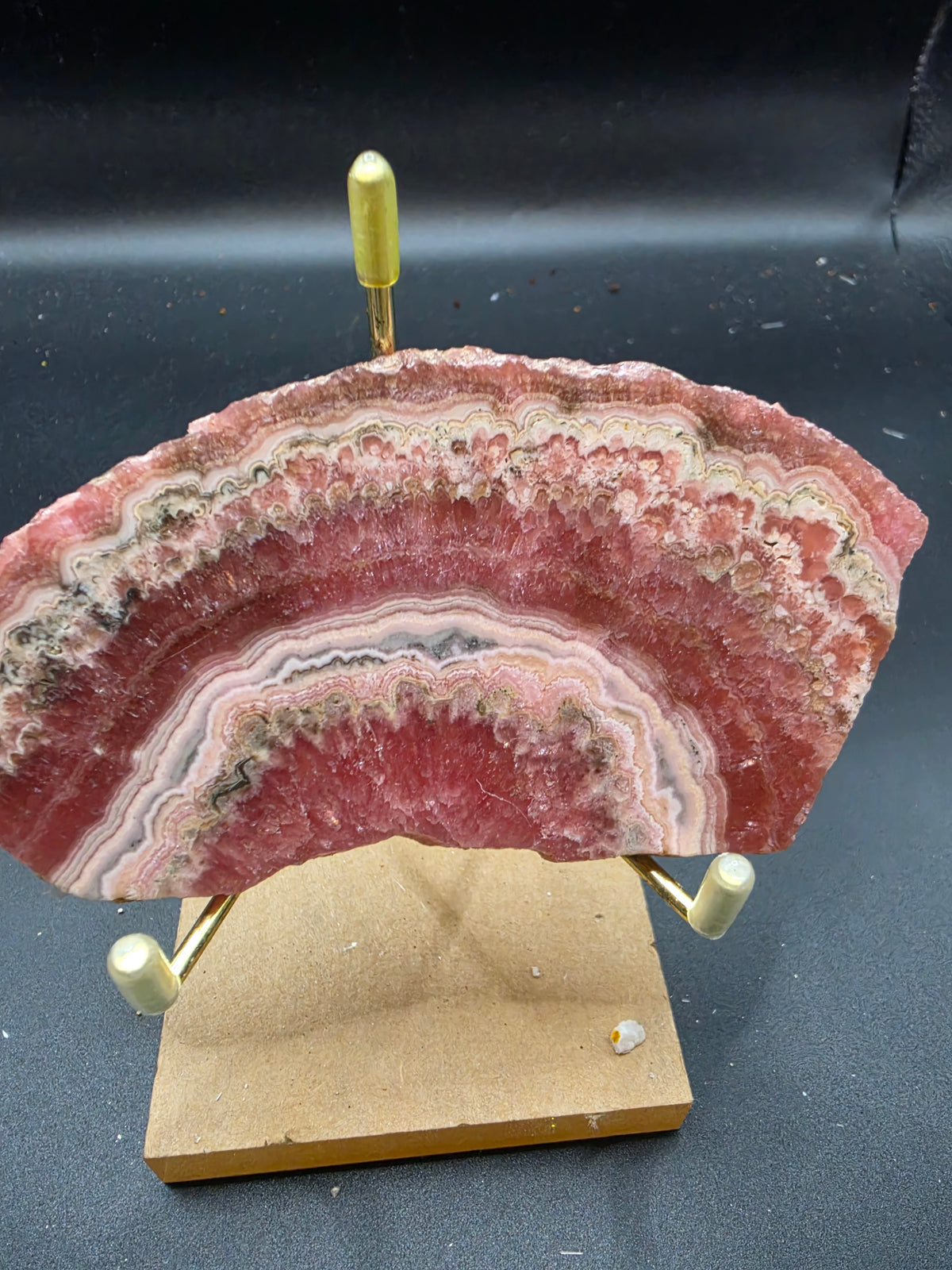 Polished Rhodochrosite Slice