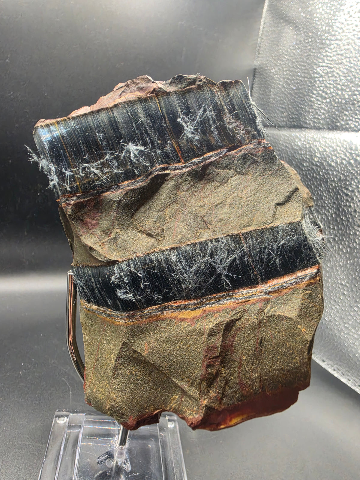Blue Tiger's Eye – Marra Mamba, Pilbara WA | 1.5kg Specimen