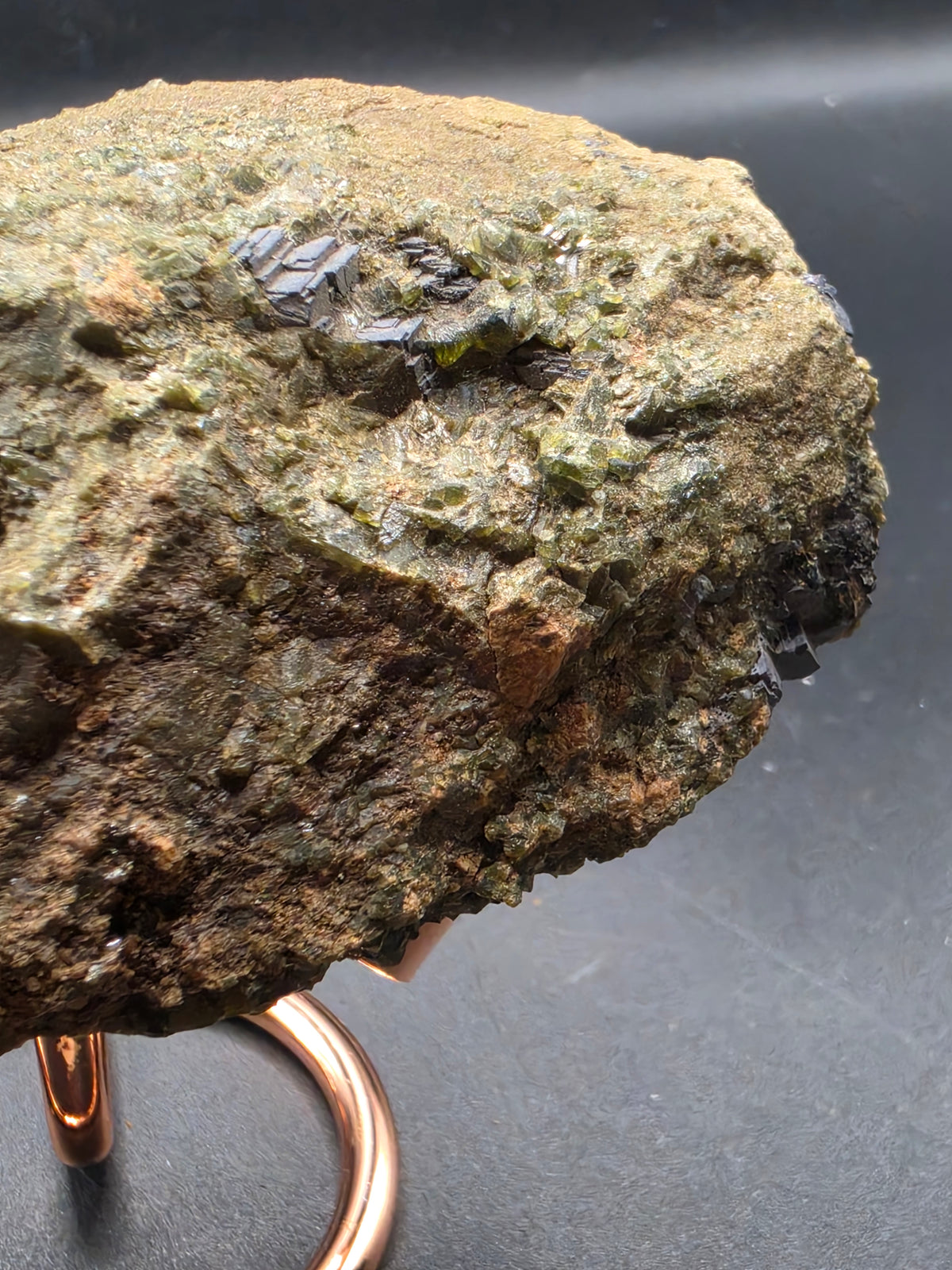 Hedenbergite with Galena & Unakite Host – Broken Hill, NSW | 520g