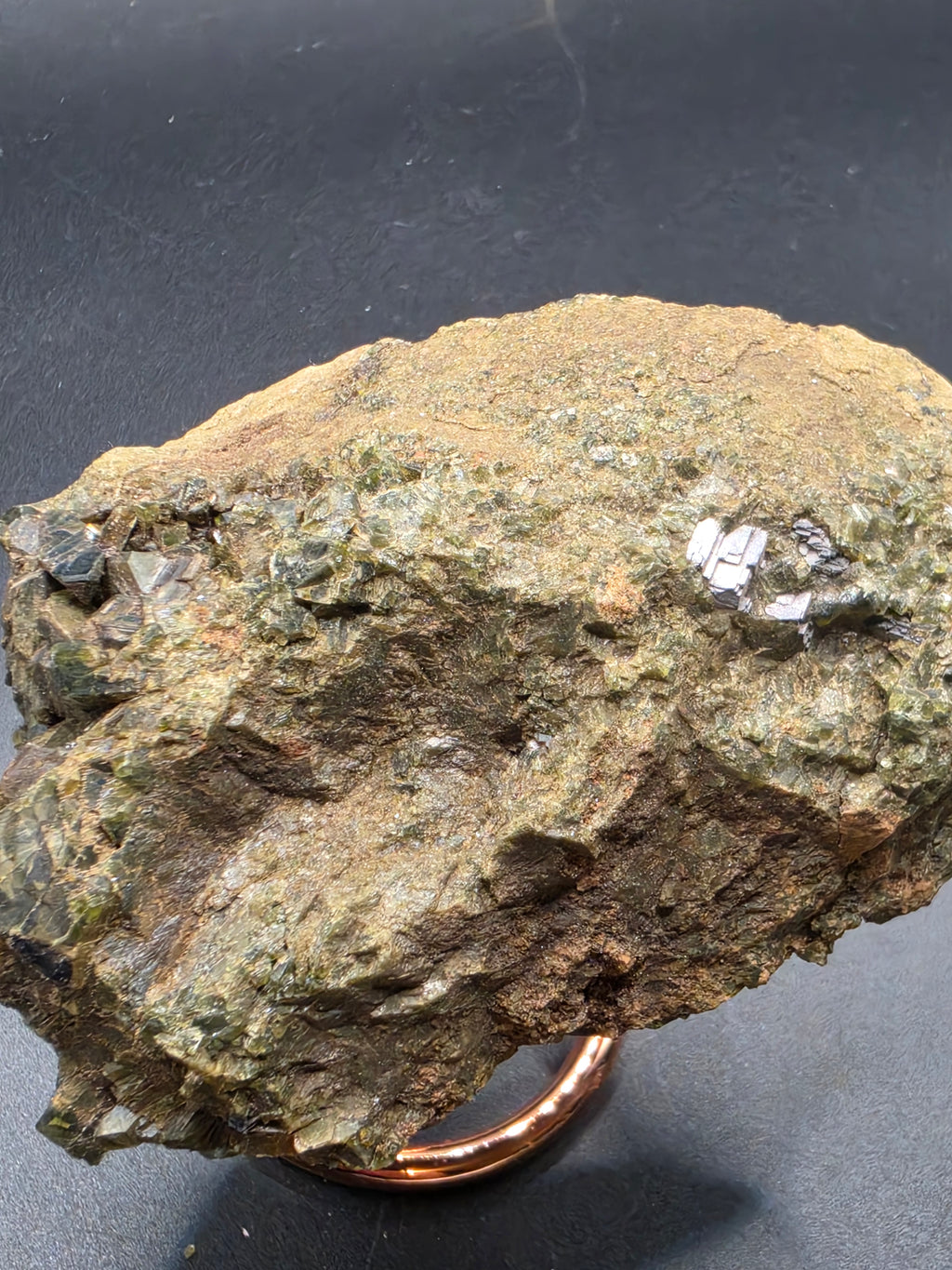 Hedenbergite with Galena & Unakite Host – Broken Hill, NSW | 520g