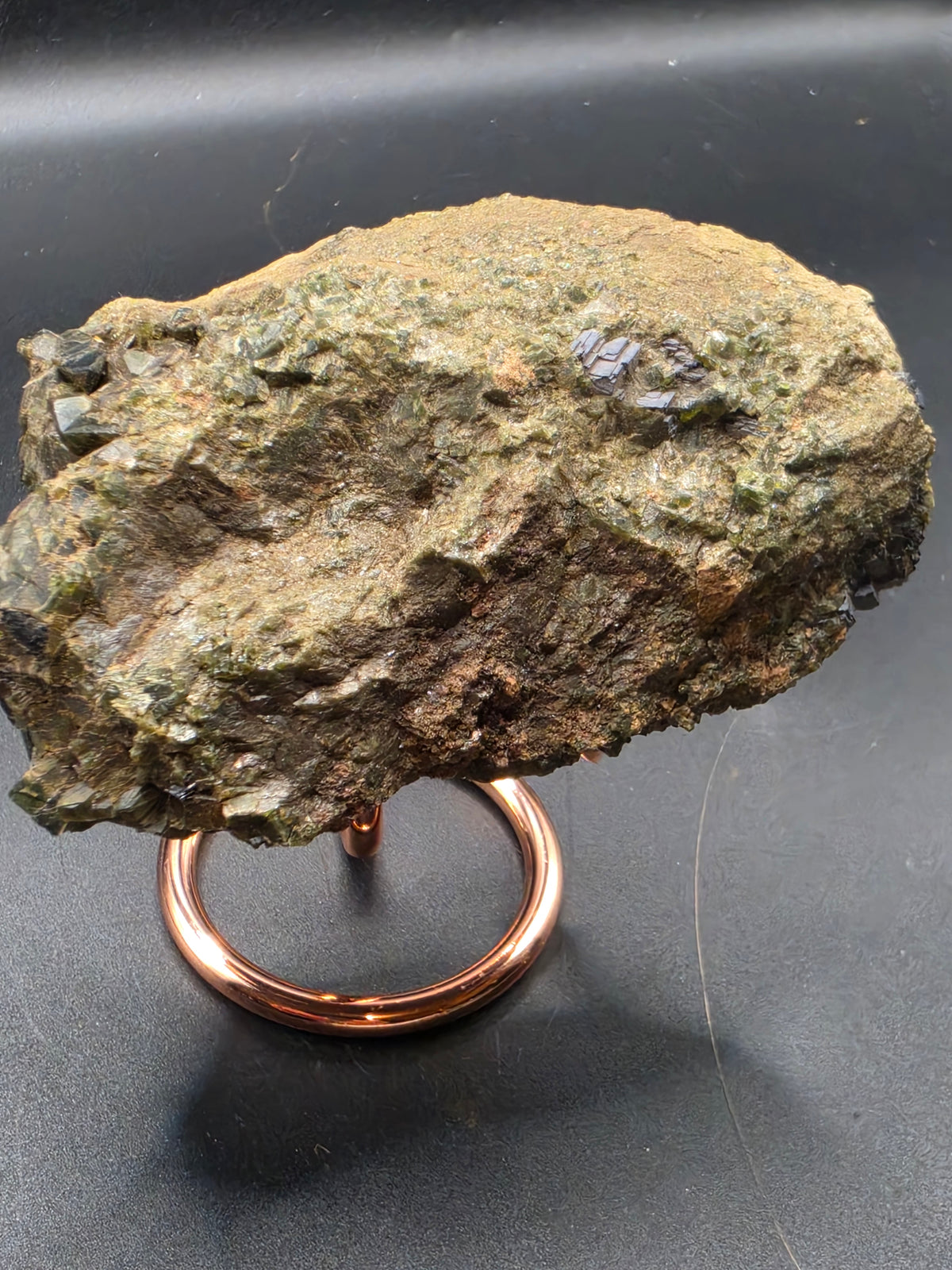 Hedenbergite with Galena & Unakite Host – Broken Hill, NSW | 520g