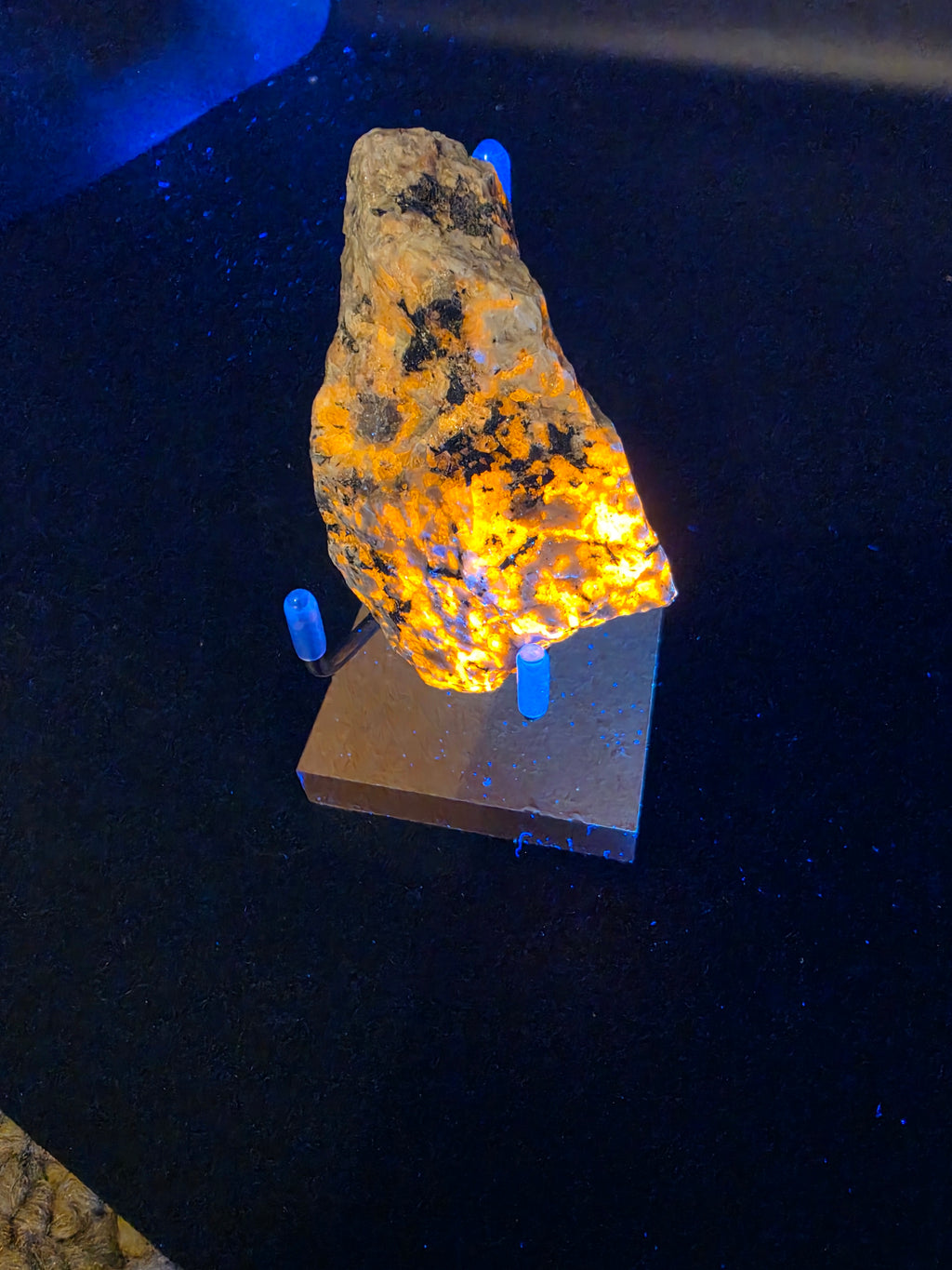 Sodalite with Calcite from Mont Saint Hilaire, Canada, 370 ct