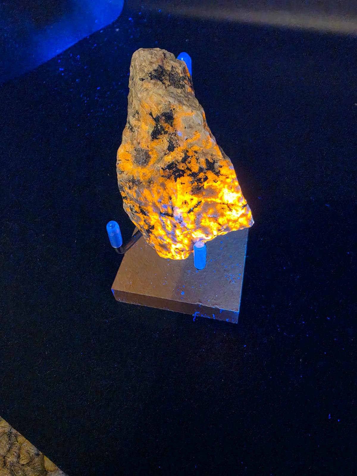 Sodalite with Calcite from Mont Saint Hilaire, Canada, 370 ct