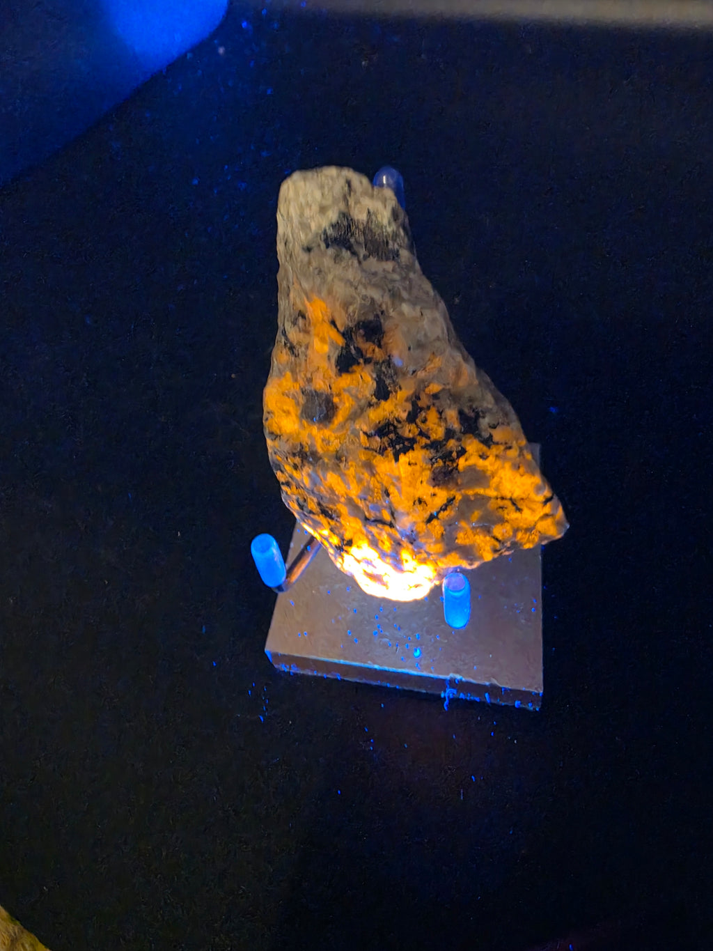 Sodalite with Calcite from Mont Saint Hilaire, Canada, 370 ct