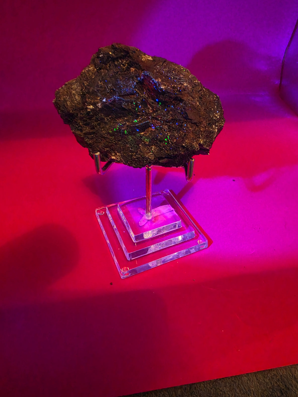 Authentic Fluorescent Willemite Calcite from Franklin, New Jersey, 300 g