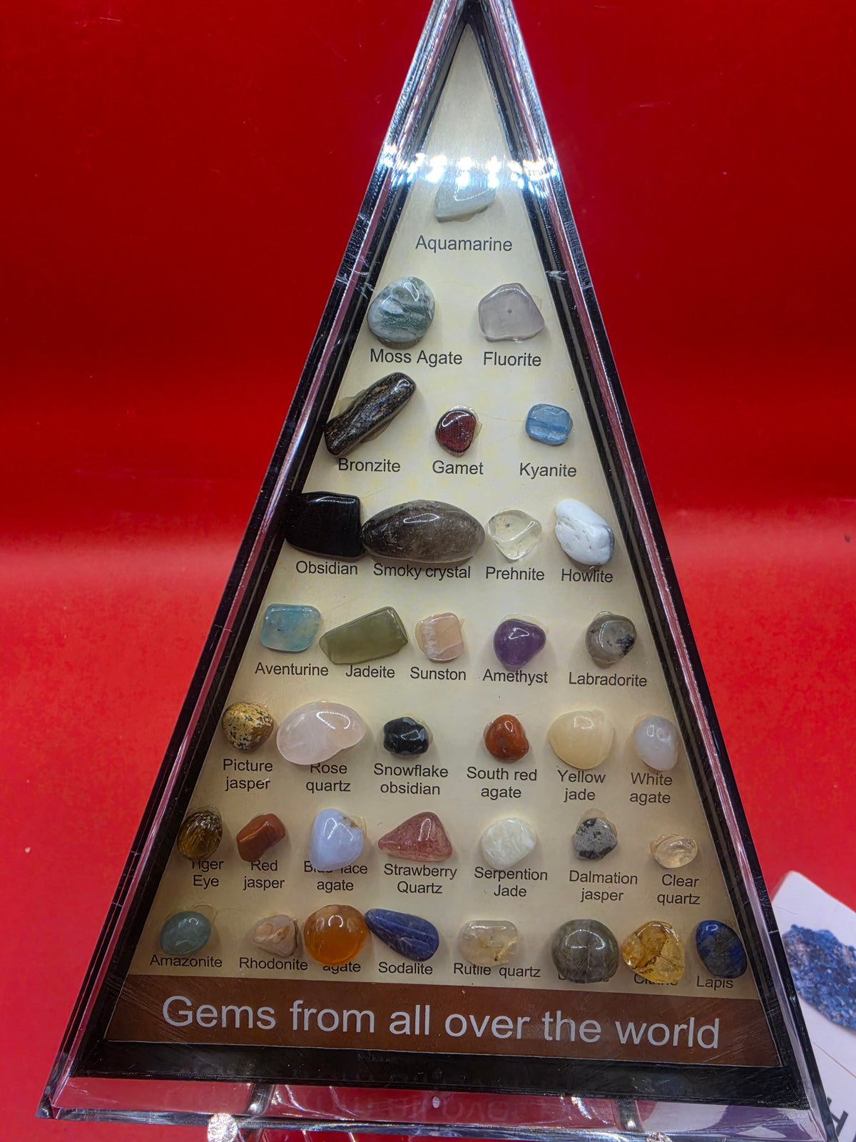 Mineral Pyramid – 36 World Mineral Samples