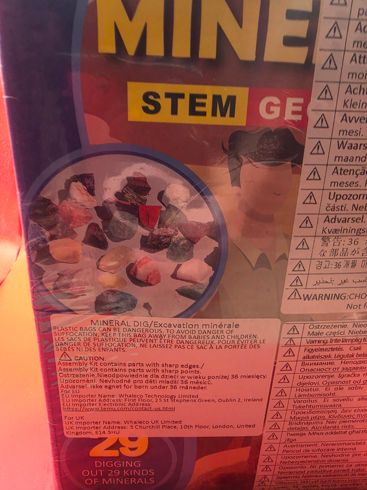 Children's Mineral Dig Kit – 29 Minerals