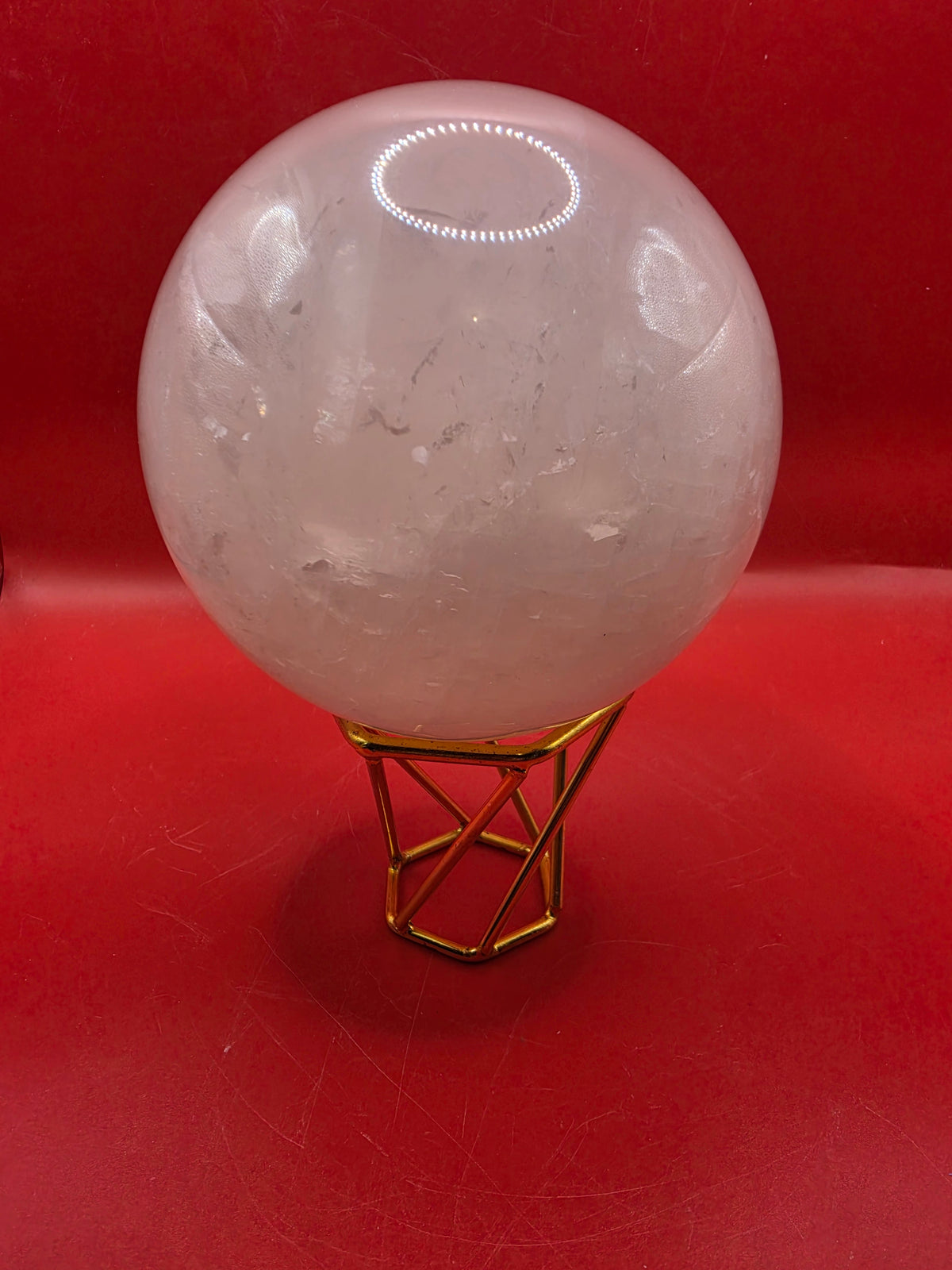 Rose Quartz Sphere – 12cm