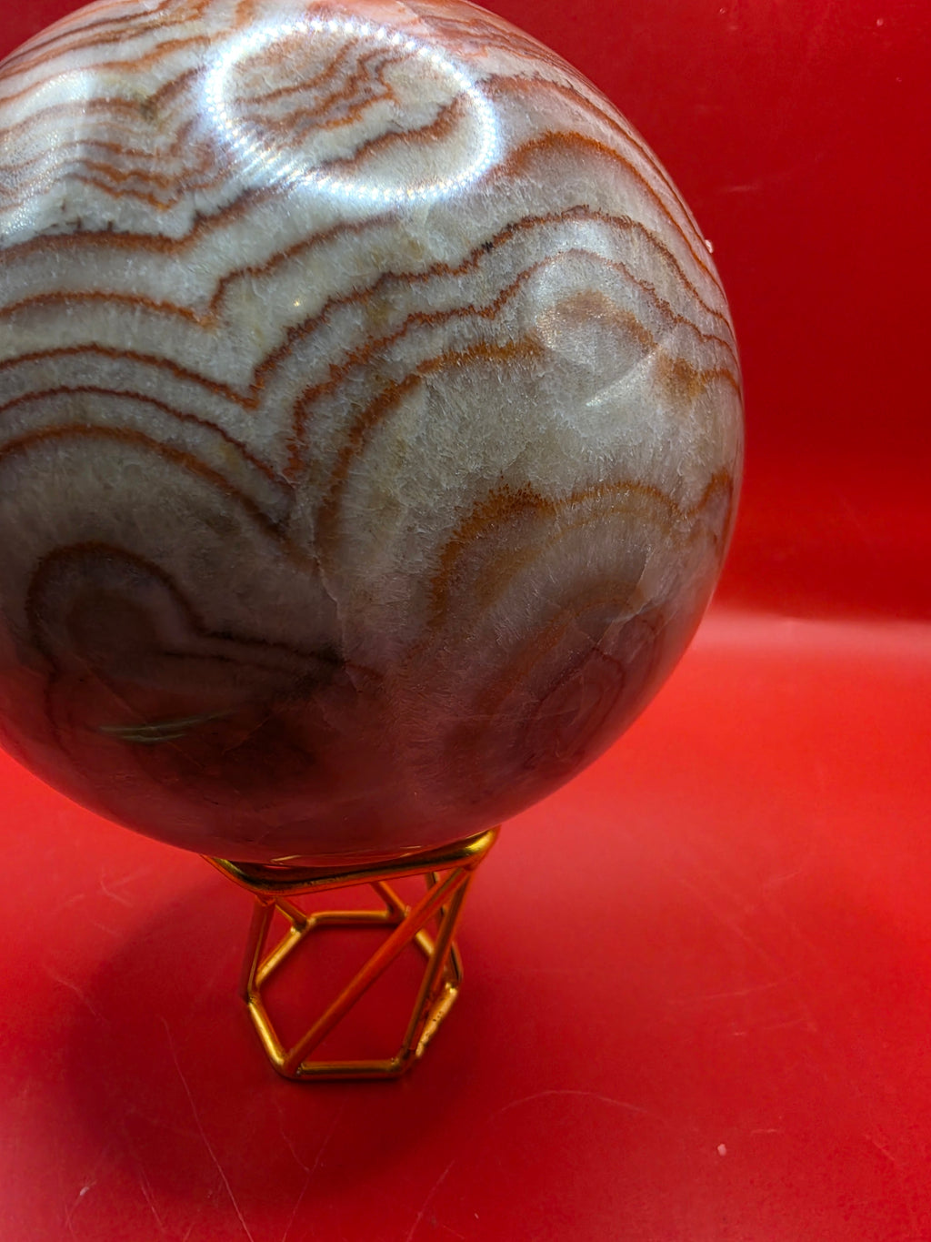 Dazzling Green Onyx Sphere – 14cm, 3.5kg