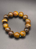 Tiger's Eye Polished Beaded Bracelet