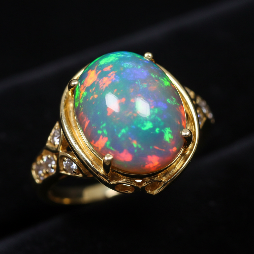 Andamooka Crystal Opal Cabochon 2.45ct – Jewellery Ready